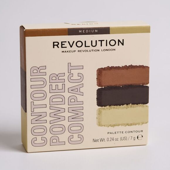 Revolution Contour Powder Palette Compact - Medium 7g / 0.24 oz NEW SEALED - Picture 1 of 4